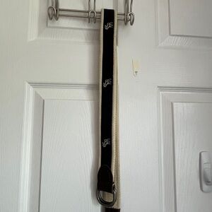 Abercrombie Boys Navy Canvas Logo Belt